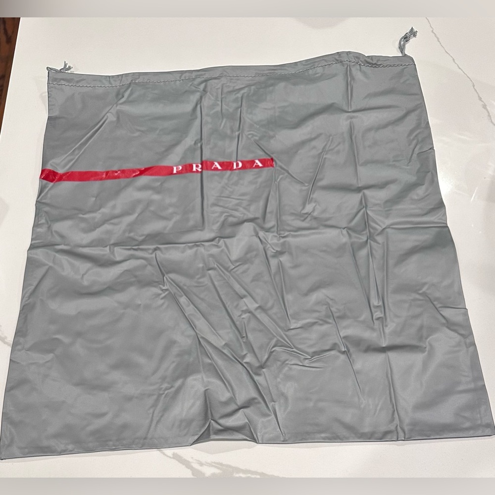 Prada Vinyl Dust Bag 16.5x17.5 - Picture 1 of 2